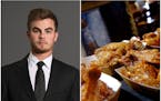 North Dakota player crushes a pound of wings, finds out he's playing, scores winning goal