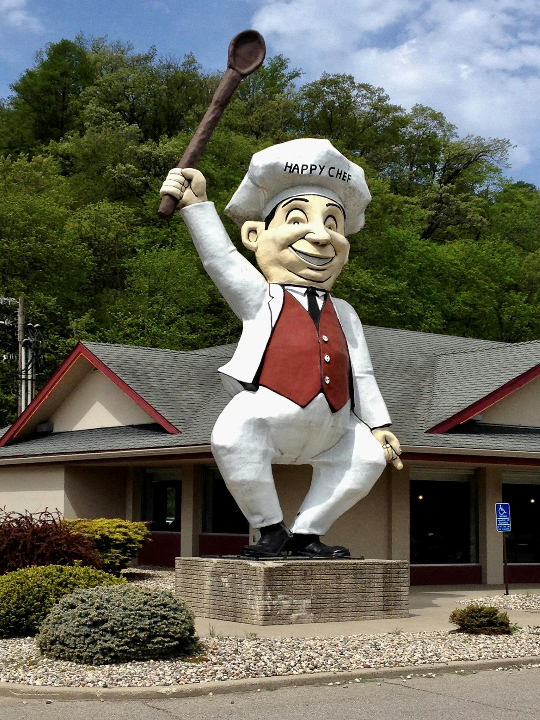 William Pedersen, St. Peter
This is reportedly is the very last of the Happy Chef &#xec;Chefs&#xee; stands alongside U.S. Hwy. 169 in Mankato.