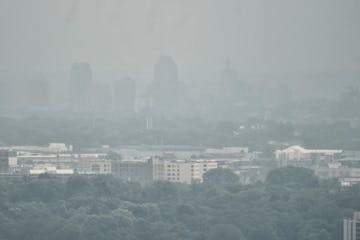 Hazy smoke with a faint campfire smell, over Minnesota is expected to remain in our area through Wednesday as the jet stream carries smoke from Canadi