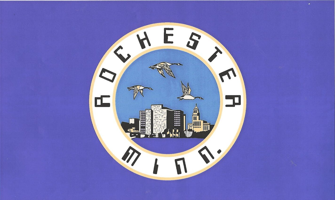 The current Rochester city flag.