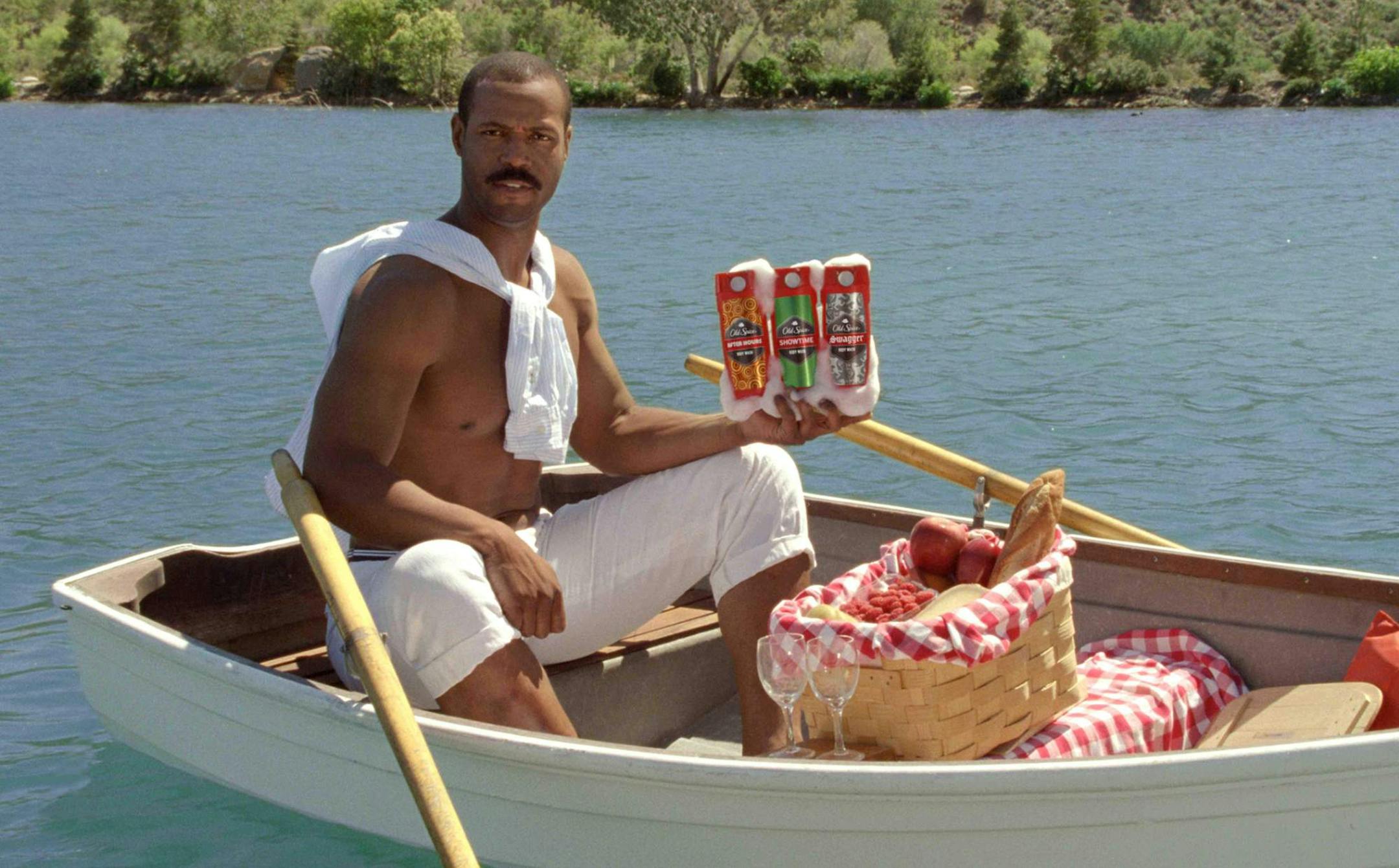 In this video frame provided by Procter & Gamble (Old Spice) and Wieden+Kennedy, a 15-second Old Spice commercial segment is shown. TV commercials are shrinking along with attention spans and advertising budgets. The 15-second ad is increasingly common, gradually supplanting the 30-second spot just as it knocked off the full-minute pitch decades ago. (AP Photo/Procter & Gamble, Wieden+Kennedy) NO SALES