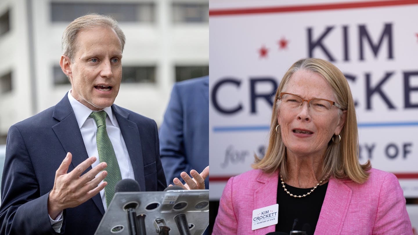 Minnesota Secretary Of State Candidates Crockett, Simon Offer Different ...