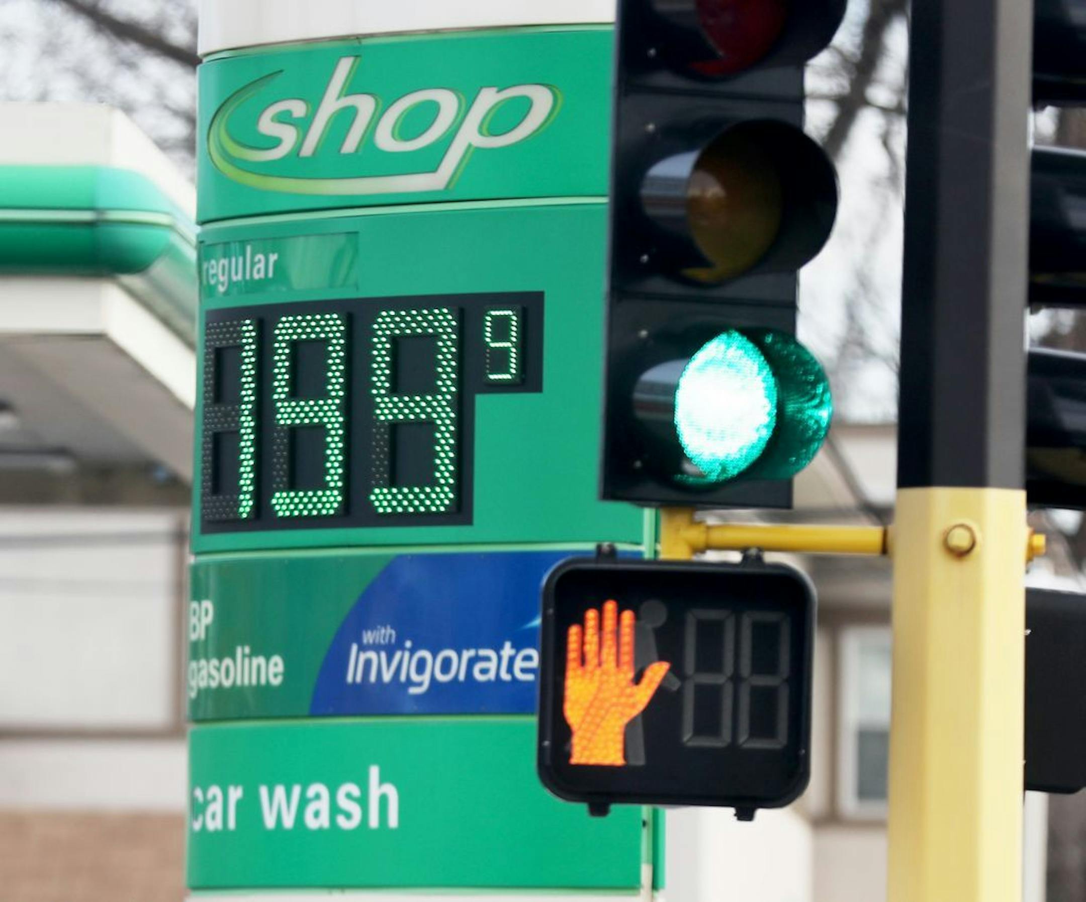 Regular unleaded gas has broken the $2 a gallon barrier, selling for $1.99 at 36 Lyn Refuel Station at 36th and S. Lyndale Avenue Thursday, January 3, 2019 in Minneapolis, MN.