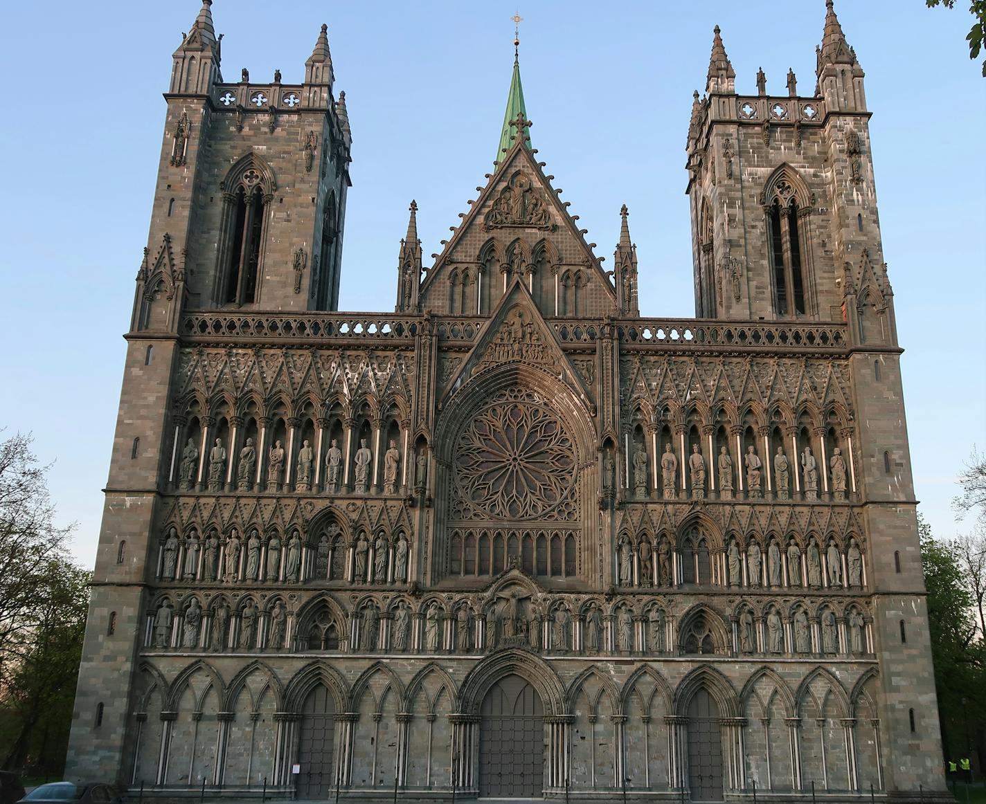 Nidarosdomen cathedral in Trondheim, Norway. Eric Dregni