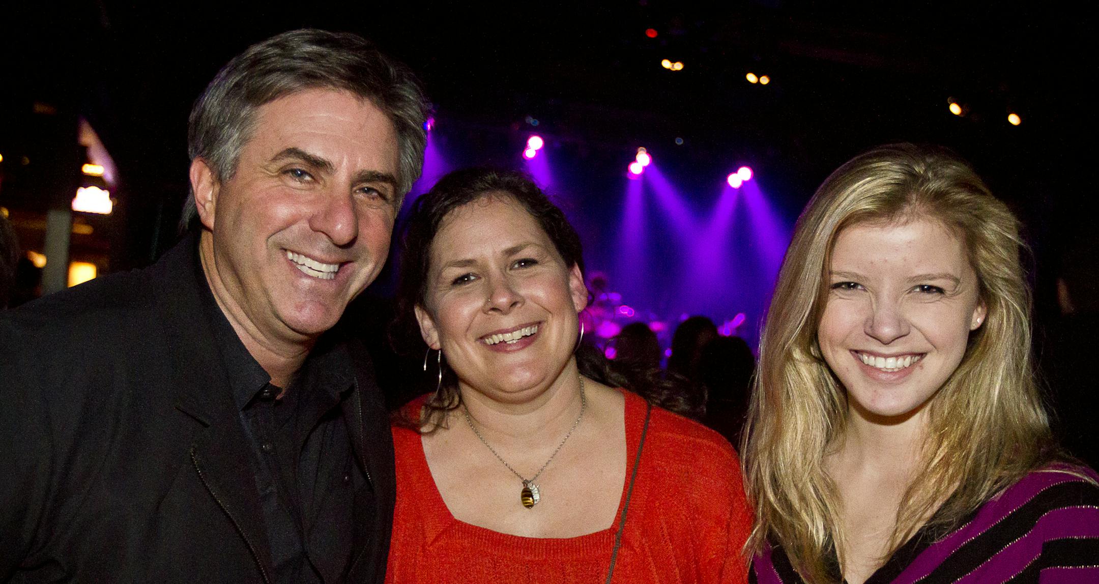 (Left to right) Robbie Soskin, Rebecca Gagnon and Samantha Gagnon during Minneapolis Mayor R.T. Rybak's "Unauguration Party" at First Avenue, Wednesday, December 18, 2013.