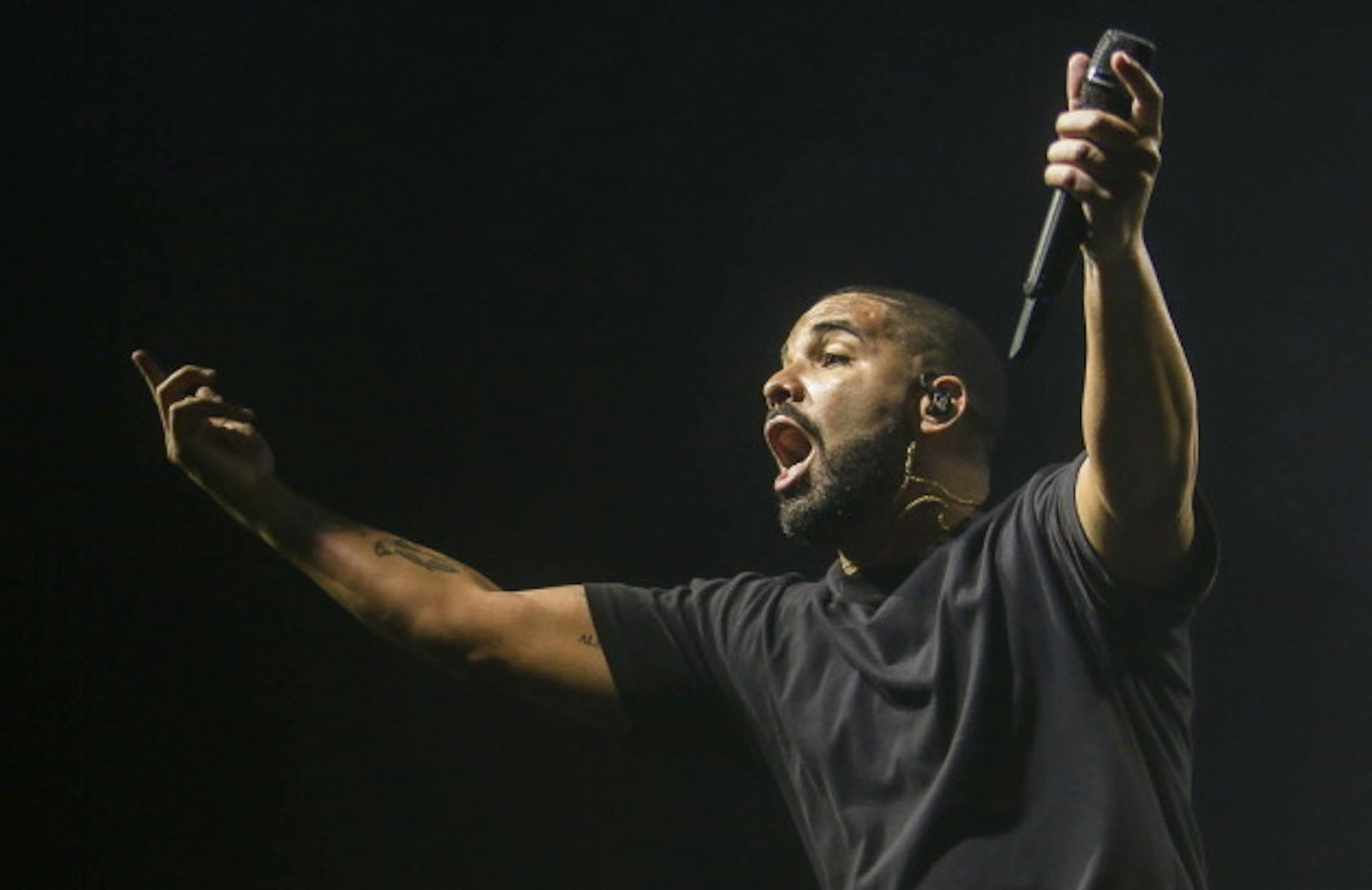 Drake at Xcel Energy Center in 2016. / Star Tribune file