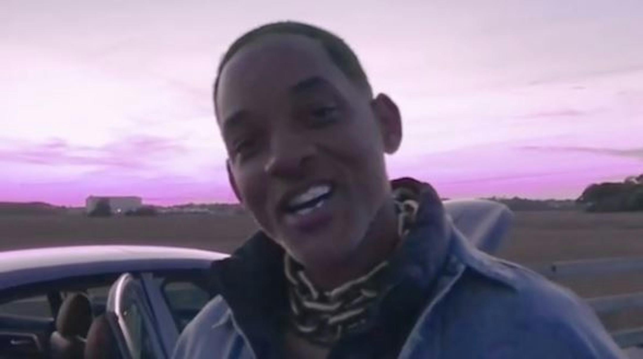 Will Smith filmed an Instagram video for his son, Jaden.