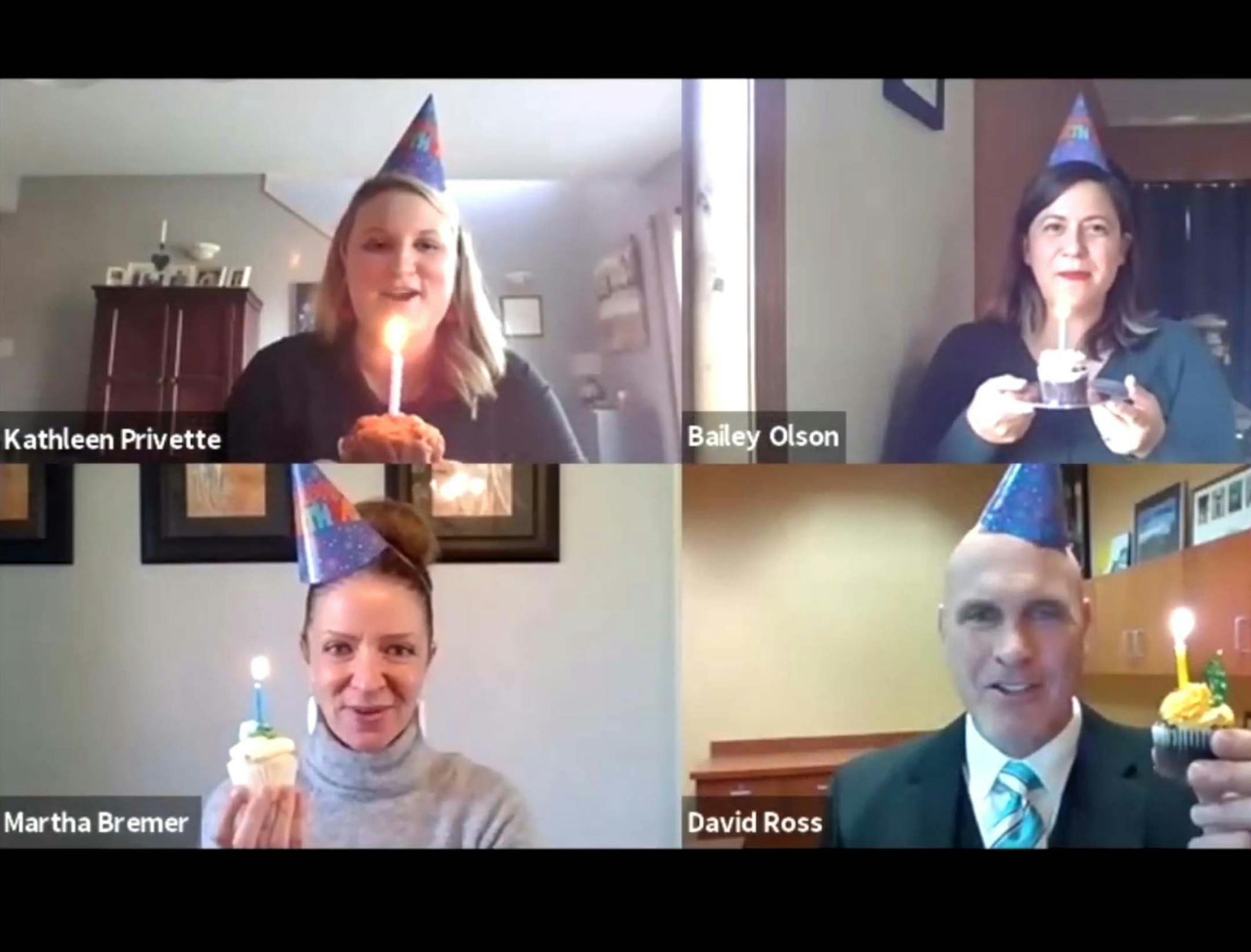 Chamber staff celebrated 150 years with a virtual annual meeting on Thursday. Courtesy Duluth Area Chamber of Commerce.
