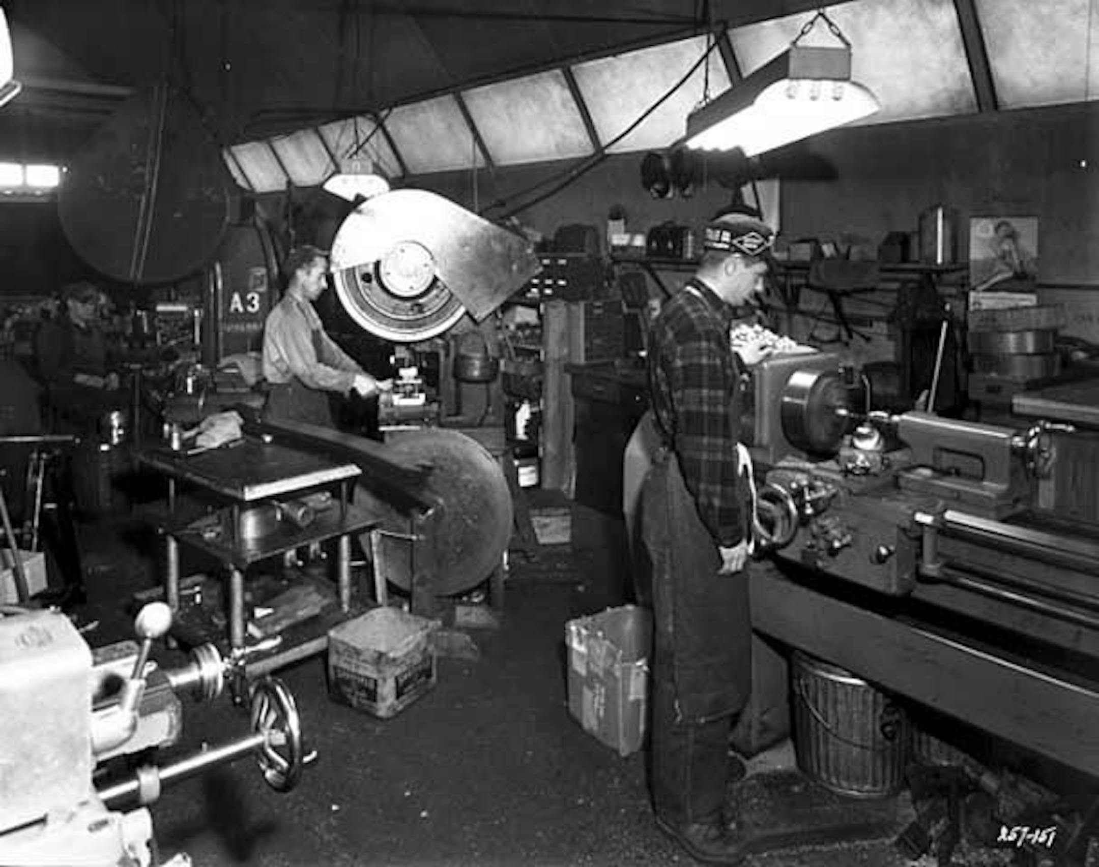 This 1959 photo from the Minnesota Historical Society shows workers at Neilsen Products Co. in Lake Elmo. More than 50 years later, trichloroethylene used at the metal fabricating firm is causing health concerns in Baytown and West Lakeland townships.