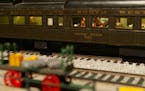 Detail of the passengers in a rail car in the display at the Twin City Model Railroad Museum.
GENERAL INFORMATION: ST. PAUL - 12/18/02 - The Twin City