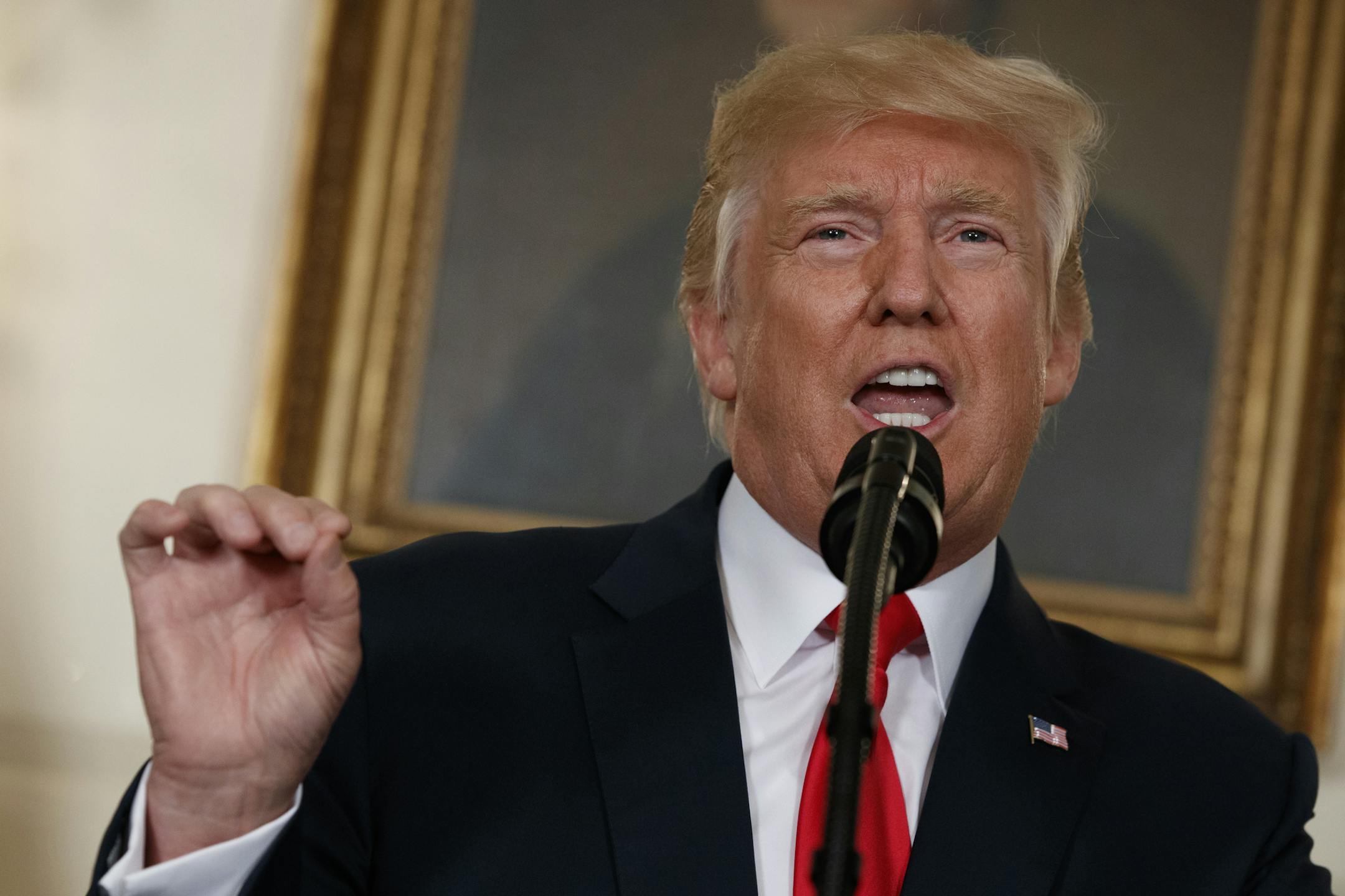 Days after the violence in Charlottesville, Va., President Donald Trump on Monday personally condemned white supremacists who incited the bloody demonstrations.