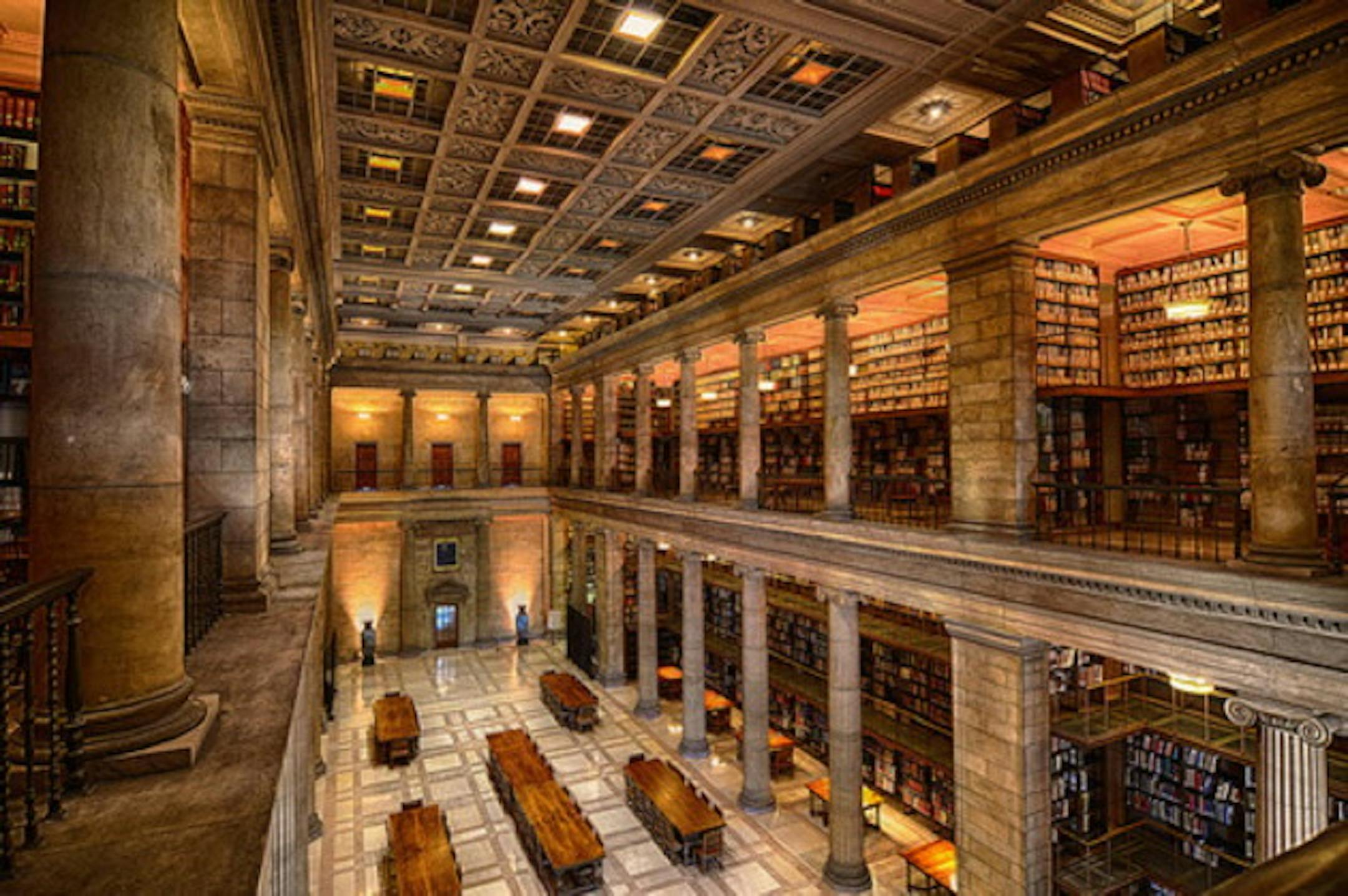 The James J. Hill Reference library in downtown St. Paul.