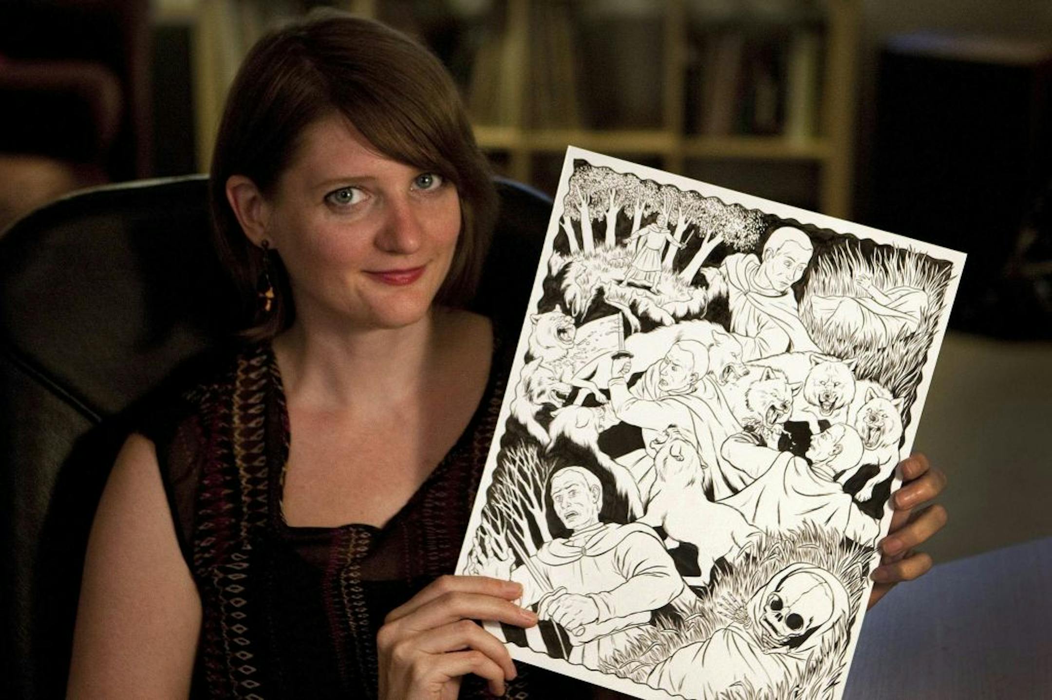 Sarah Oleksyk's first graphic novel, "Ivy," earned her two prestigious Eisner Awards.