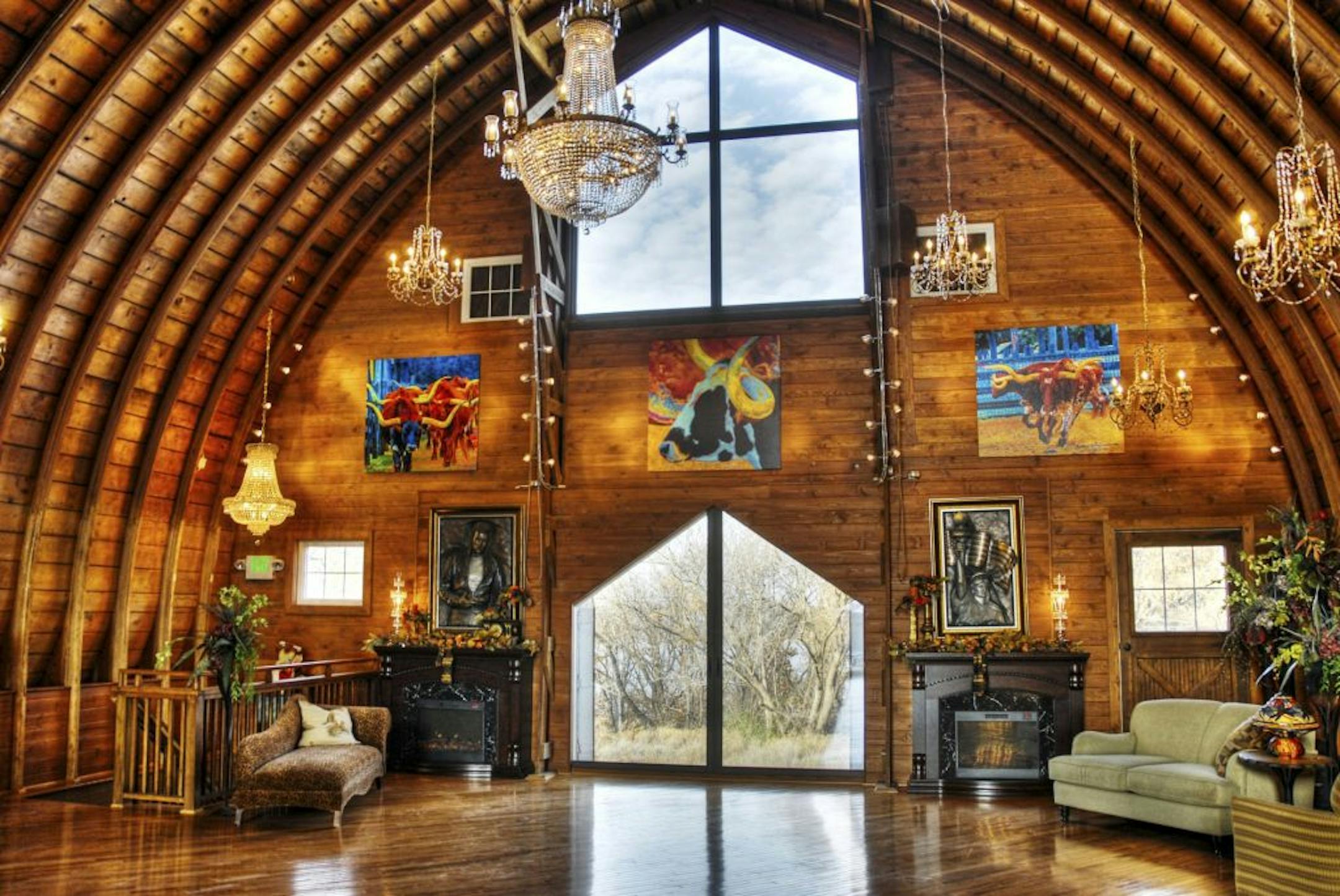 Steve Schussler's renovated barn.