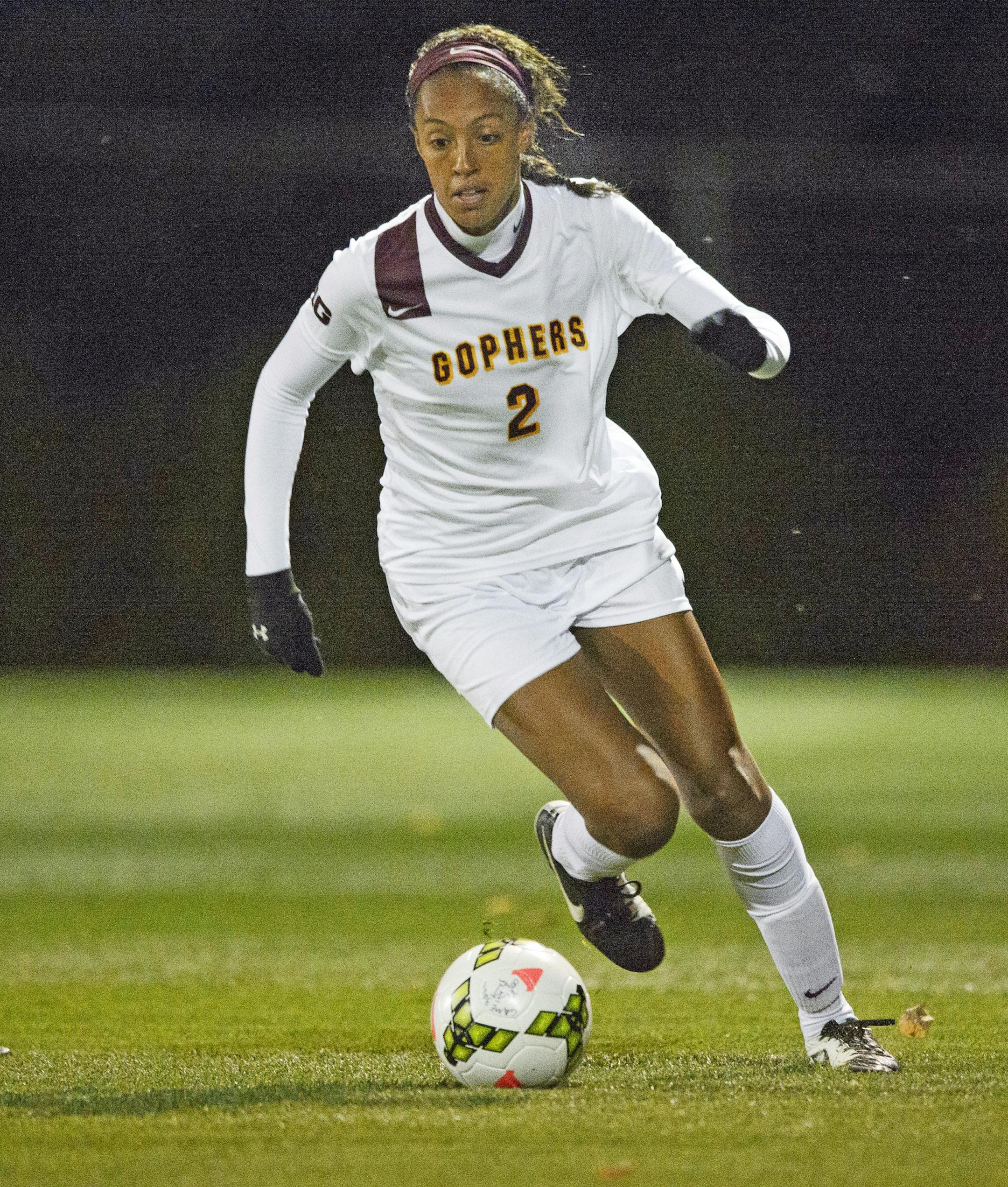 University of Minnesota photo. Simone Kolander, Gophers soccer.