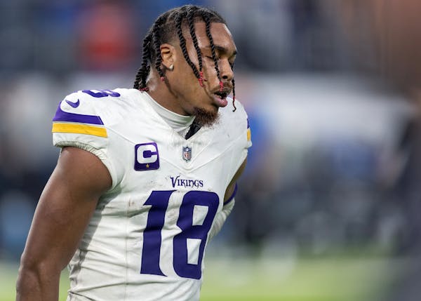  Vikings receiver Justin Jefferson is a team captain for the first time this season. “I’ll definitely carry that ‘C’ on my chest with honor,�
