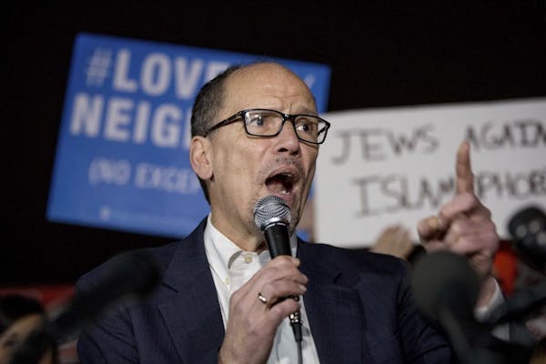 DNC Chairman Tom Perez. seen on March 6, visited a South St. Paul union hall on Monday, June 17.