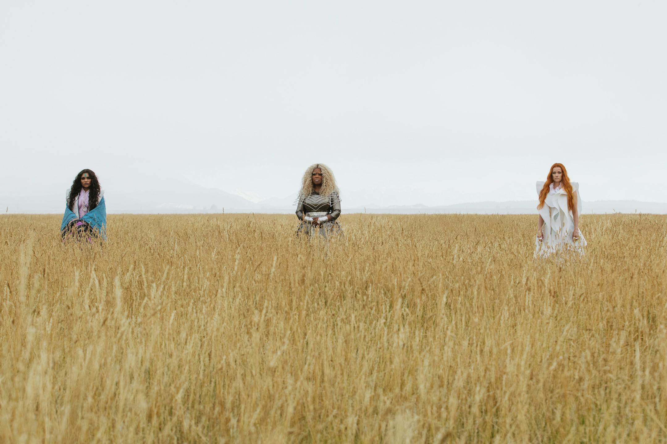 Oprah Winfrey is Mrs. Which, Reese Witherspoon is Mrs. Whatsit and Mindy Kaling is Mrs. Who in Disney&#x2019;s A WRINKLE IN TIME.