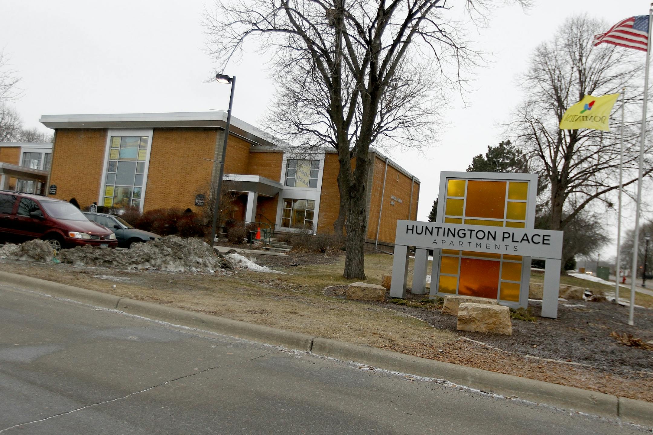 Location of fire at 5833 73rd Avenue North, Tuesday, April 1, 2014 in Brooklyn Center, where authorities said four people were taken to the hospital after fire broke out early Tuesday morning.