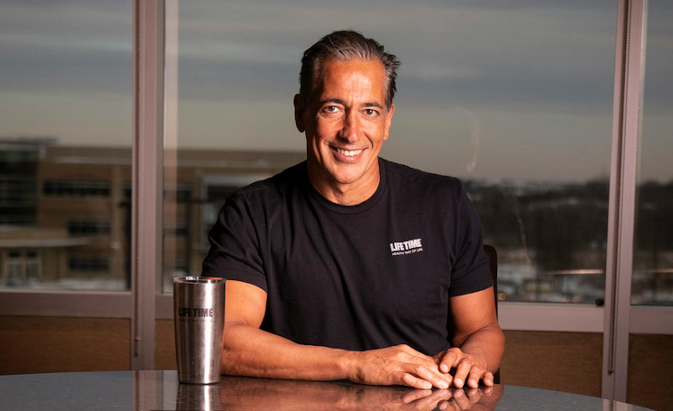 Life Time founder and CEO Bahram Akradi in his office in Chanhassen in December 2019.