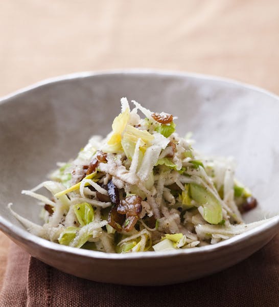 Celery and Pancetta Salad. Credit: Quentin Bacon ORG XMIT: tms20150122120120