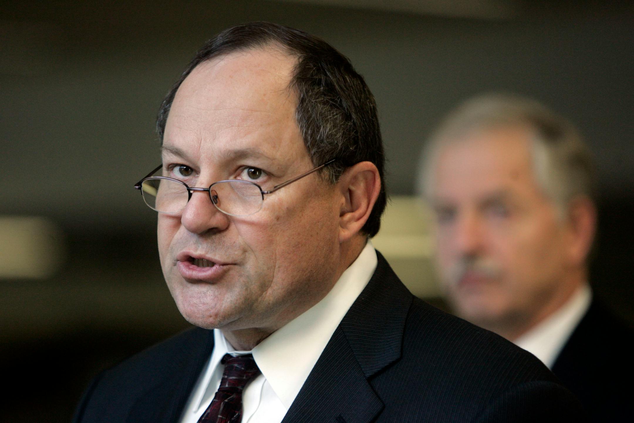 Ken Kasprisin, Minnesota federal security director for TSA, talked about the new hands-free baggage checking system at the Minneapolis St. Paul International Airport.