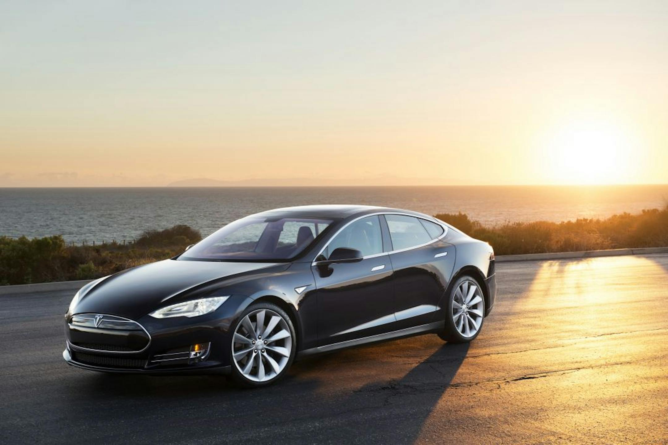 The 2013 Tesla Model S.
