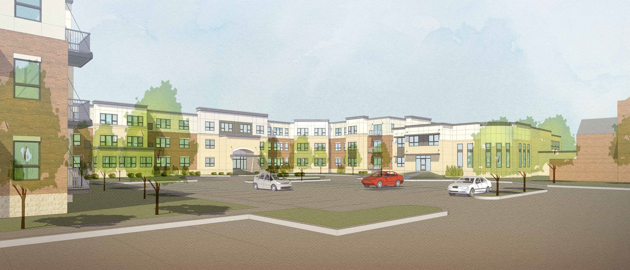 Rendering: Kaas Wilson Architects Rosemount Senior Living and Activity Center