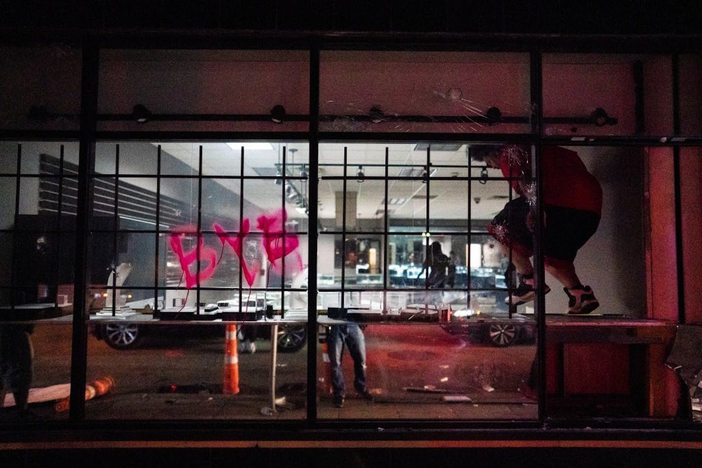 Looters trashed Cadillac Pawn in Minneapolis on May 27.