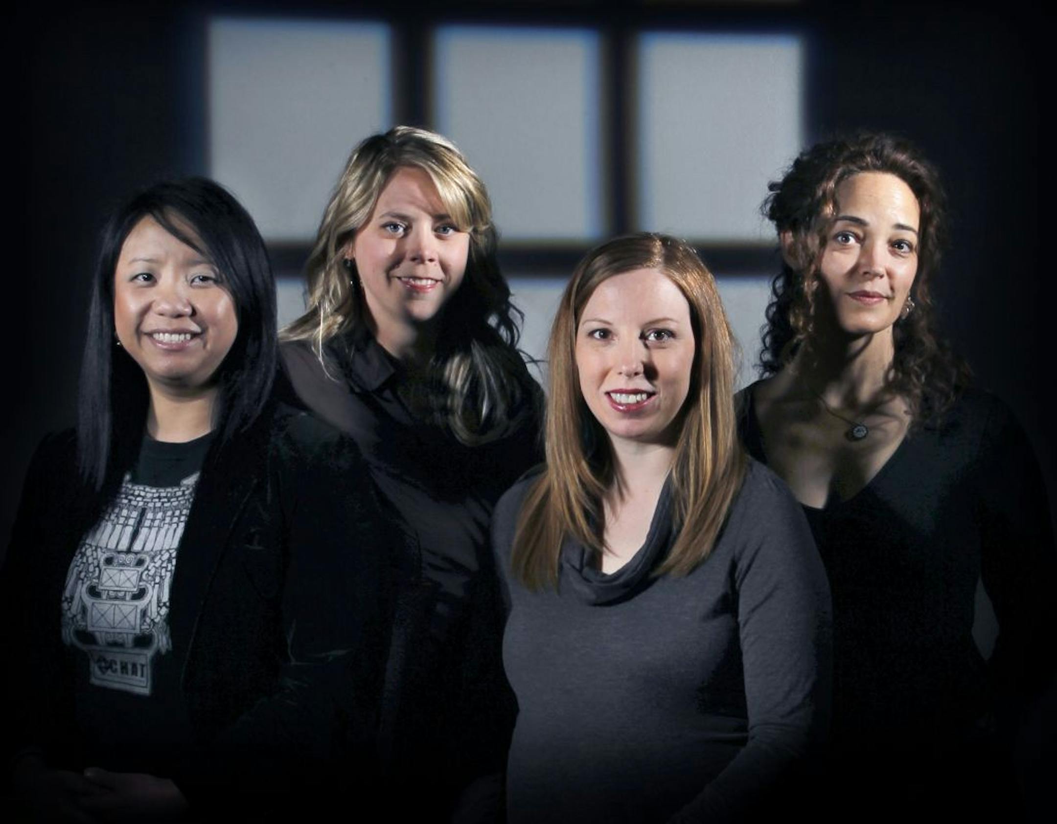From left, Kathy Mouacheupao, Center for Hmong Arts and Talent; Lara Zabel, Springboard for the Arts; Theresa Sweetland, Intermedia Arts, and Leah Cooper, Minnesota Theater Alliance.