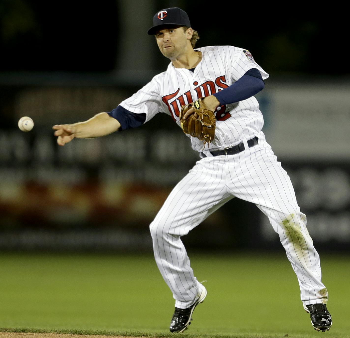 Brian Dozier made 15 errors in 84 games with the Twins last season, mostly at shortstop. After some encouragement from manager Ron Gardenhire and GM Terry Ryan, Dozier worked more at second base in the offseason and has won the starting job.