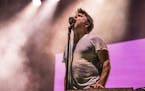 James Murphy of LCD Soundsystem performs at the Voodoo Music Experience in City Park on Friday, Oct. 27, 2017, in New Orleans. (Photo by Amy Harris/In