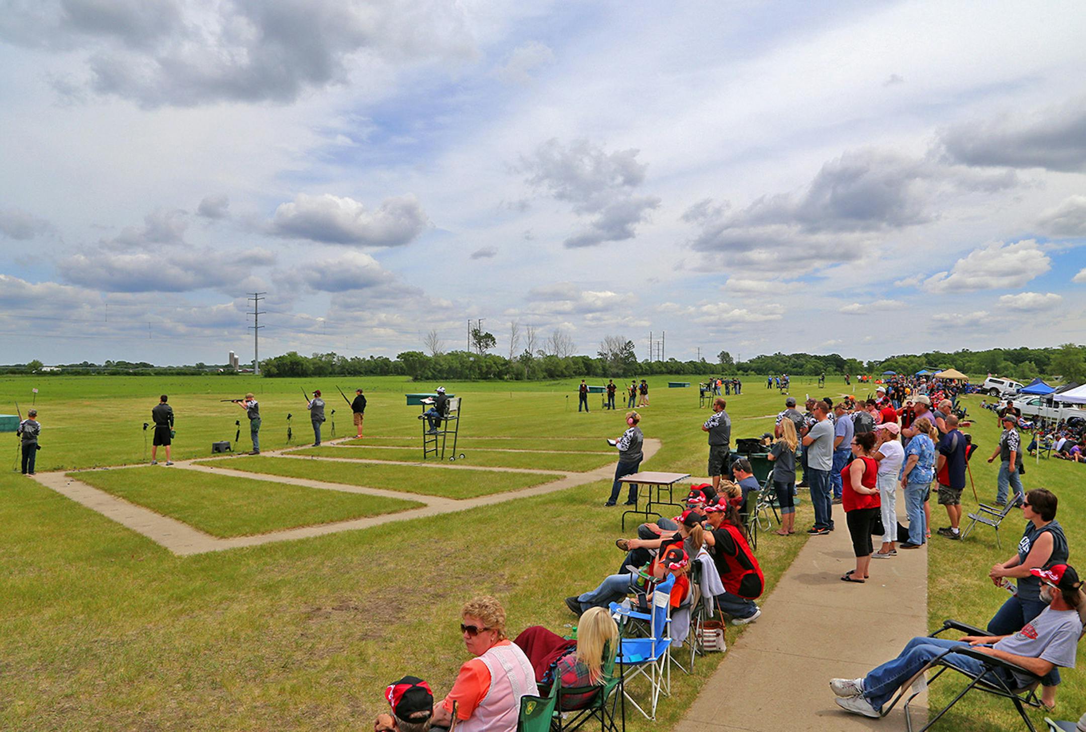 Parents, grandparents, siblings and aunts and uncles showed up on Thursday for the first day of the six-day state High School Trapshooting Championship in Alexandria. About 5,600 kids will compete in the fast-growinig varsity sport, up from 4,000 last year.