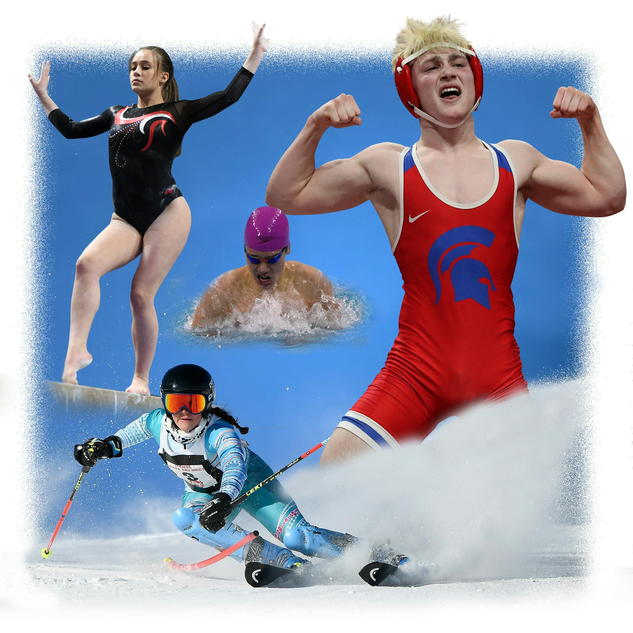 Minnetonka's Meredith Swirtz was in fifth place after her first run with a time of 36.14. ] AARON LAVINSKY &#x2022; aaron.lavinsky@startribune.com The alpine skiing state meet was held Wednesday, Feb. 14, 2018 at Giants Ridge in Biwabik, Minn. ORG XMIT: MIN1802141157531825