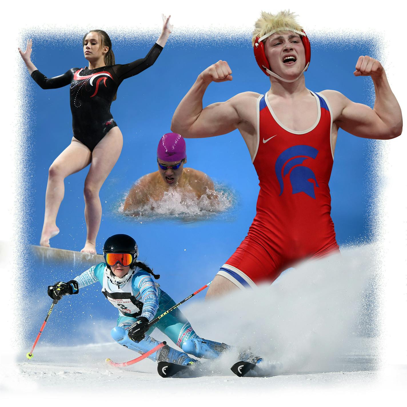 Minnetonka's Meredith Swirtz was in fifth place after her first run with a time of 36.14. ] AARON LAVINSKY &#x2022; aaron.lavinsky@startribune.com The alpine skiing state meet was held Wednesday, Feb. 14, 2018 at Giants Ridge in Biwabik, Minn. ORG XMIT: MIN1802141157531825