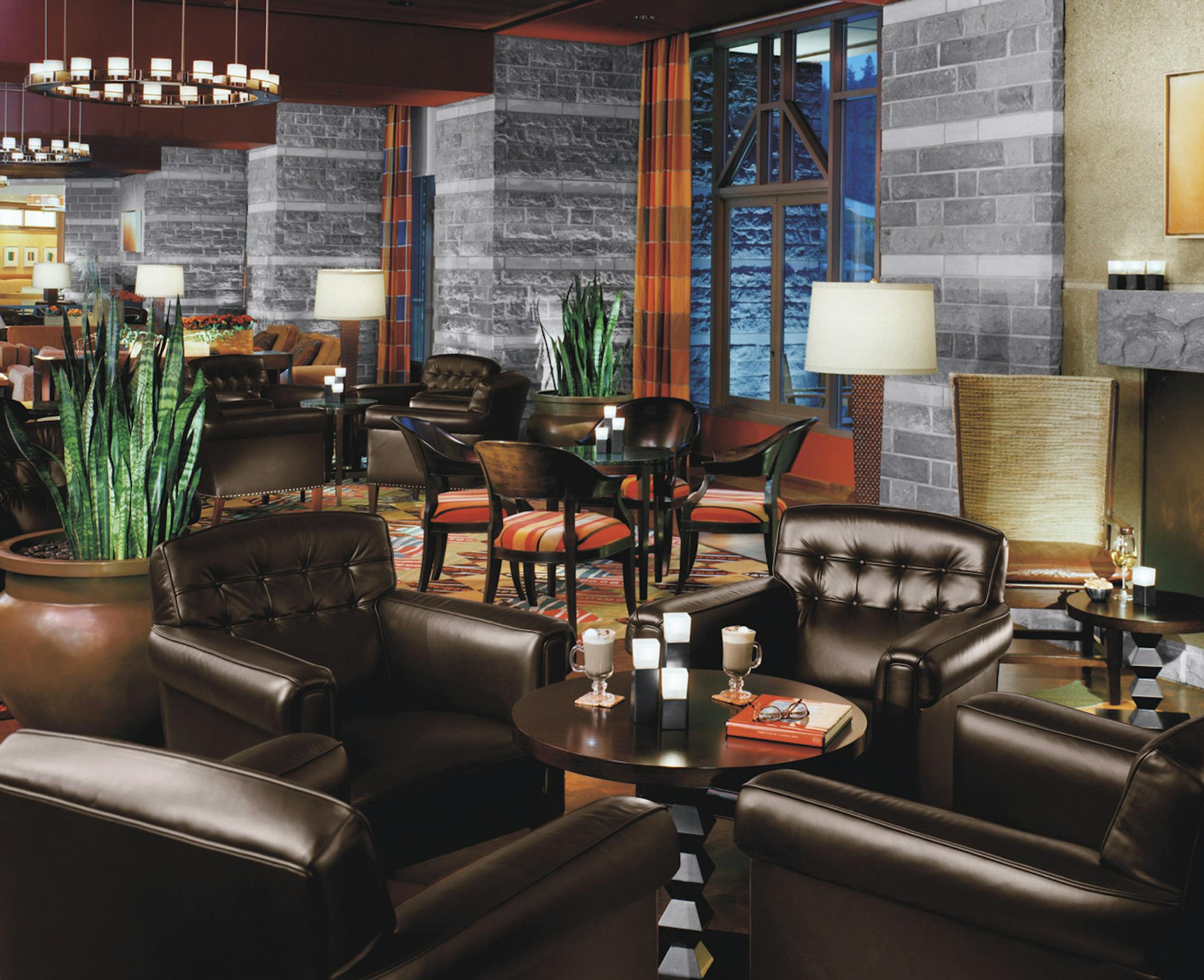 PHOTO MOVED IN ADVANCE AND NOT FOR USE - ONLINE OR IN PRINT - BEFORE DEC. 1, 2019. &#xd1; In an undated handout photo, a common area at the Four Seasons Resort Whistler in British Columbia, Canada. Forget the clich&#x17d;d lodges full of J&#x160;gerbombs and Moncler puffer coats. Nowadays, there&#xd5;s a resort to suit every style, from history buff to gastronaut. (Handout via The New York Times) -- NO SALES; FOR EDITORIAL USE ONLY WITH NYT STORY SKI HOTELS ADV01 BY CHRISTIAN WRIGHT FOR DEC> 1,