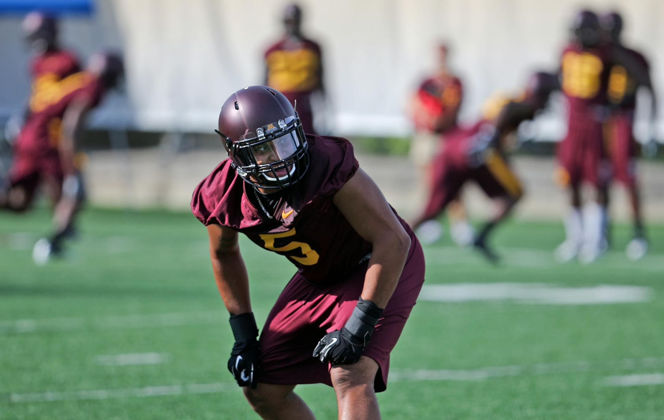 Linebacker Damien Wilson, a junior college transfer, likely will start at middle linebacker for the Gophers' season opener against UNLV, but redshirt freshman Jack Lynn could see some in the middle, too.