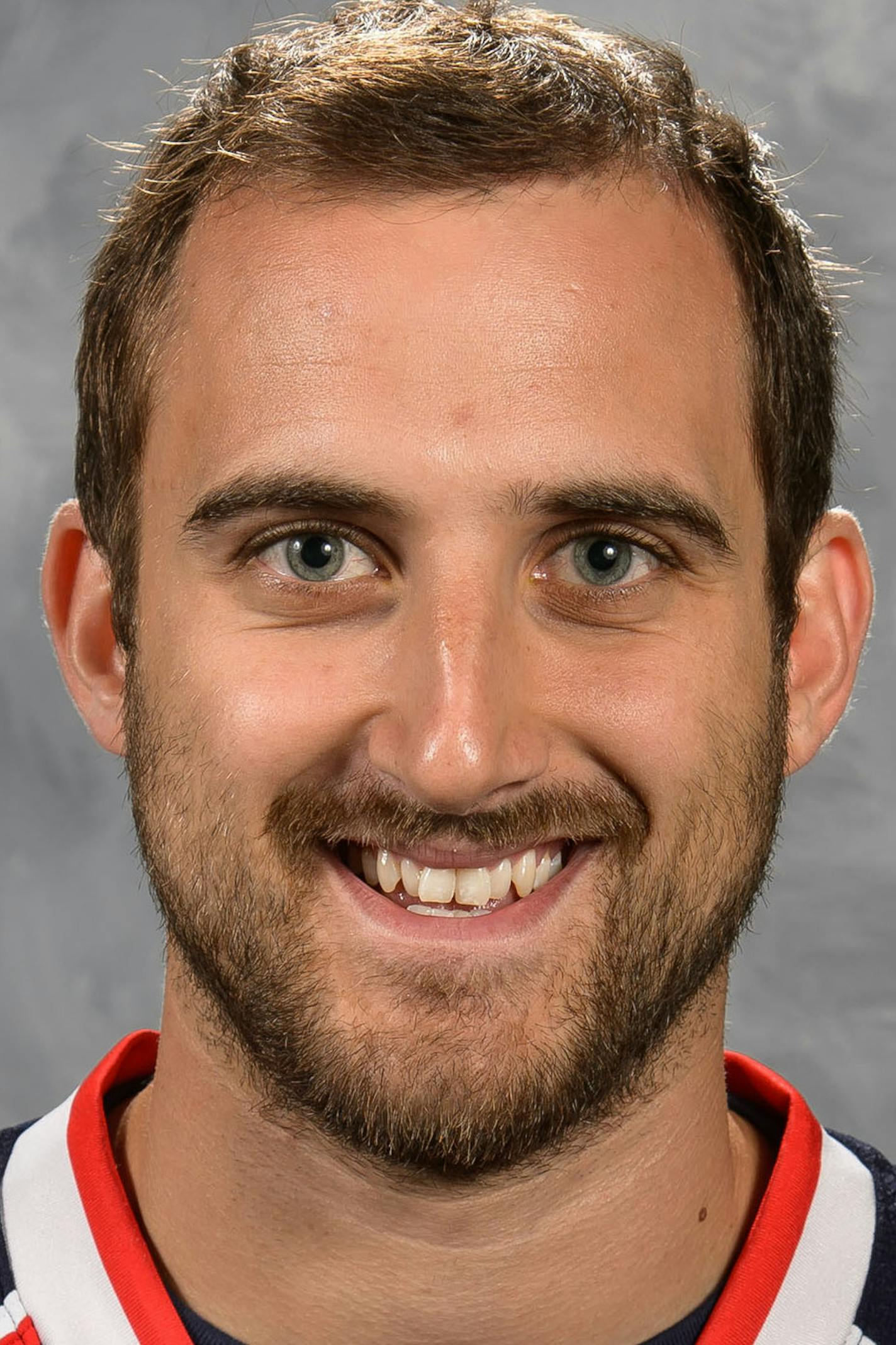 COLUMBUS, OH - SEPTEMBER 18: Nick Foligno #71 of the Columbus Blue Jackets poses for his official headshot for the 2014-2015 season on September 18, 2014 at the Nationwide Arena in Columbus, Ohio. (Photo by Jamie Sabau/NHLI via Getty Images) *** Local Caption *** Nick Foligno ORG XMIT: 503032375