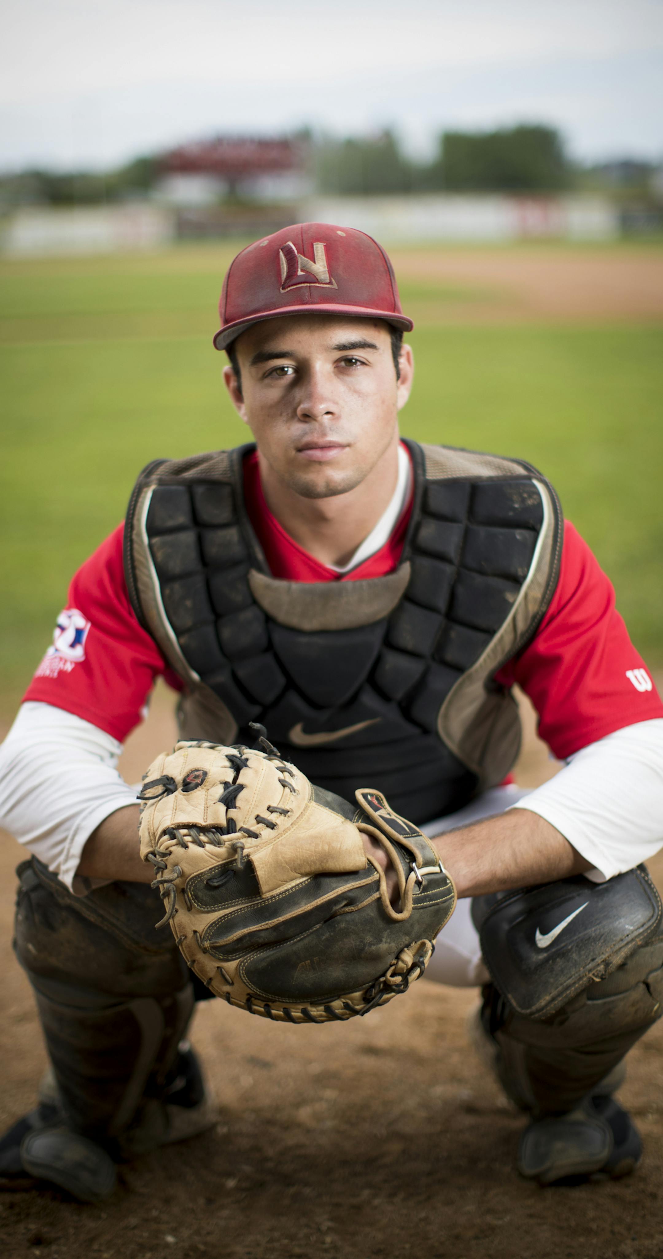 Star Tribune Metro Baseball Player of the Year Lakeville North senior catcher Nick Juaire photographed on June 11, 2018, in Lakeville, Minn. ] RENEE JONES SCHNEIDER ï renee.jones@startribune.com