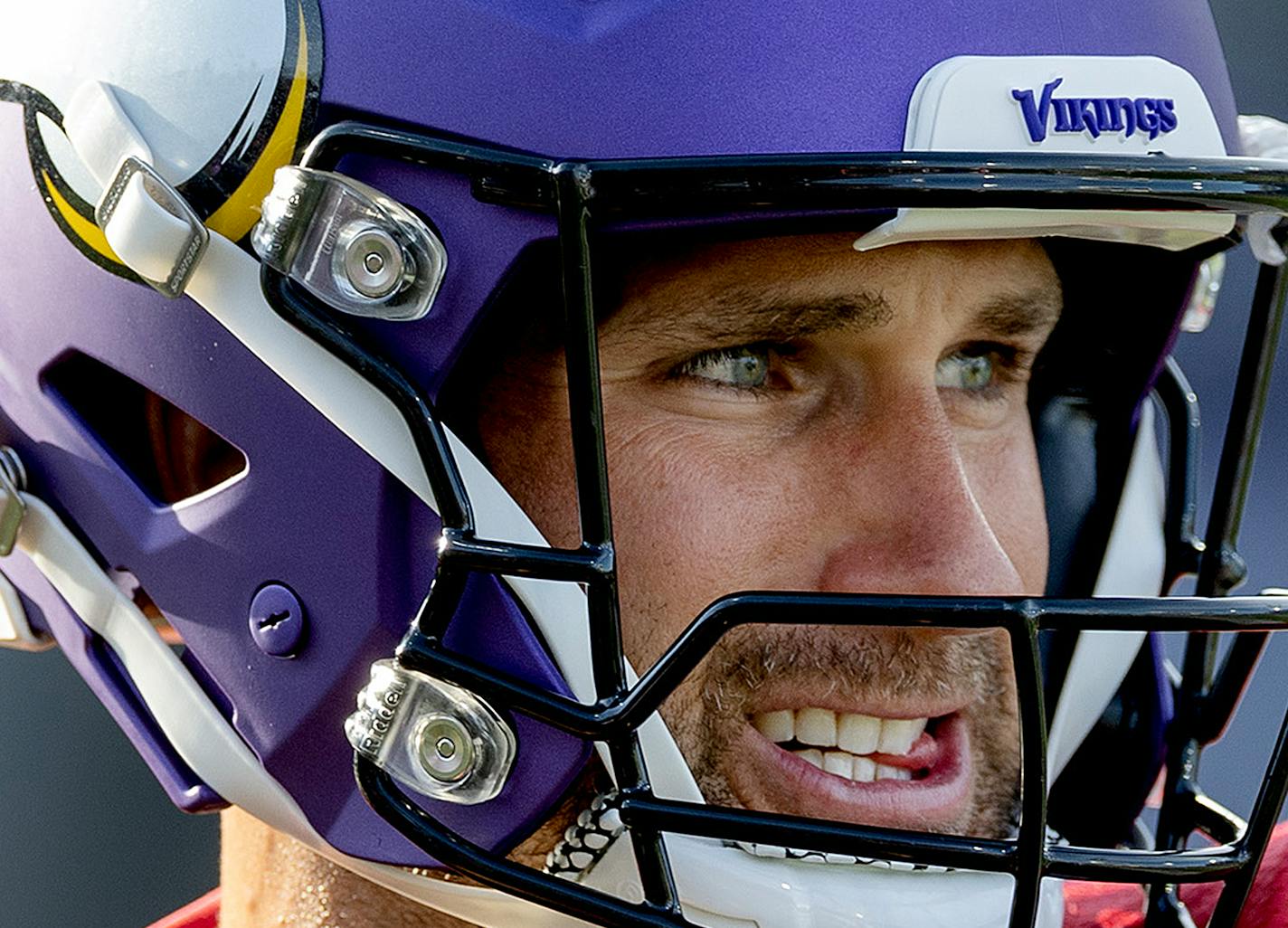 Minnesota Vikings quarterback Kirk Cousins (8) during practice Thursday, August 3, 2023, at TCO Stadium in Eagan, Minn. ] • carlos.gonzalez@startribune.com