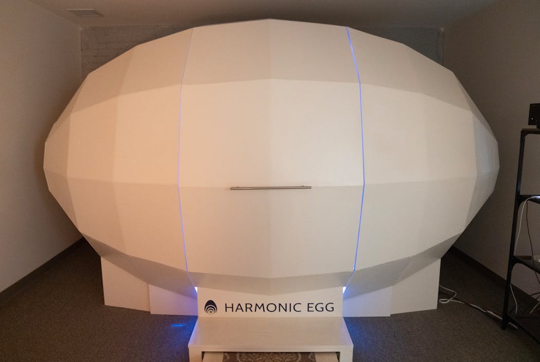 The OM Center of Healing in St. Paul acquired the first Harmonic Egg in the state in 2020. 