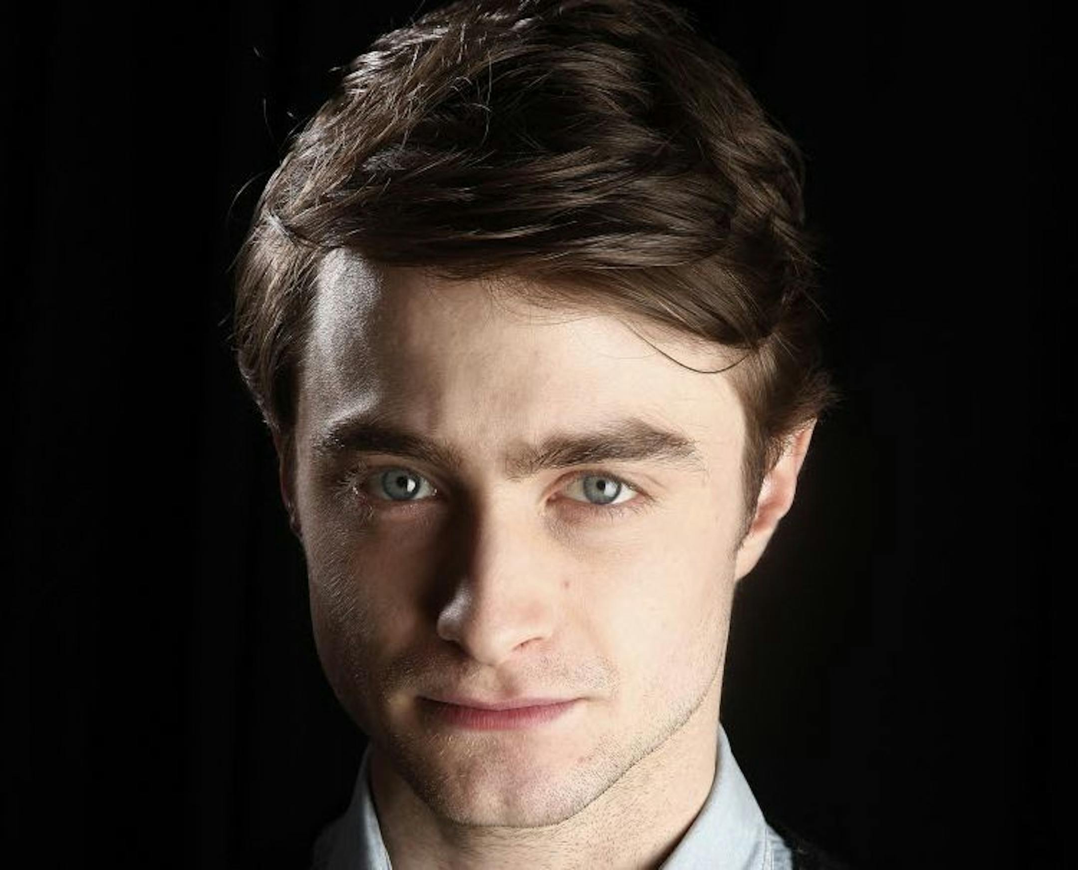 Actor Daniel Radcliffe poses for a portrait while promoting the film "The Woman In Black" Friday, Jan. 6, 2012 in New York City