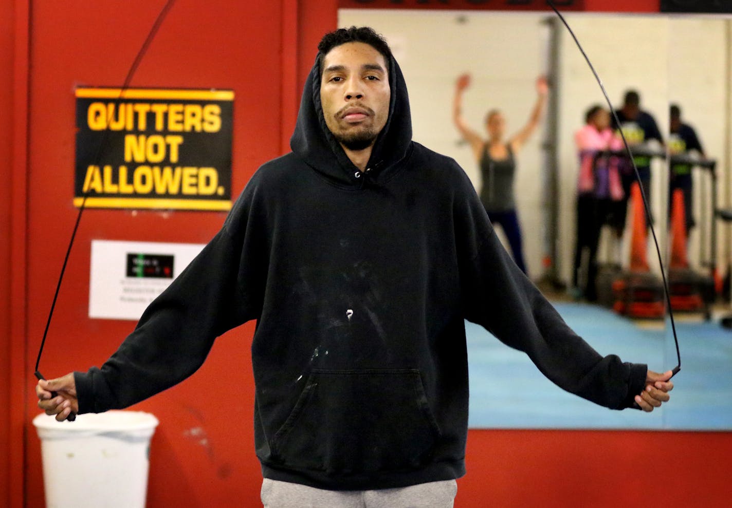 Jamal James jumped rope on a recent afternoon &#x2014; part of a workout routine that never quits as he prepares for his 20th pro bout.