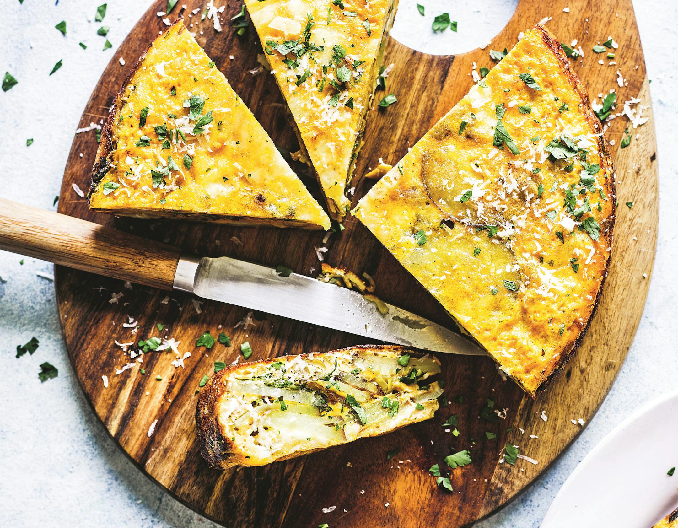 Spanish Tortilla from "MOB Veggie"