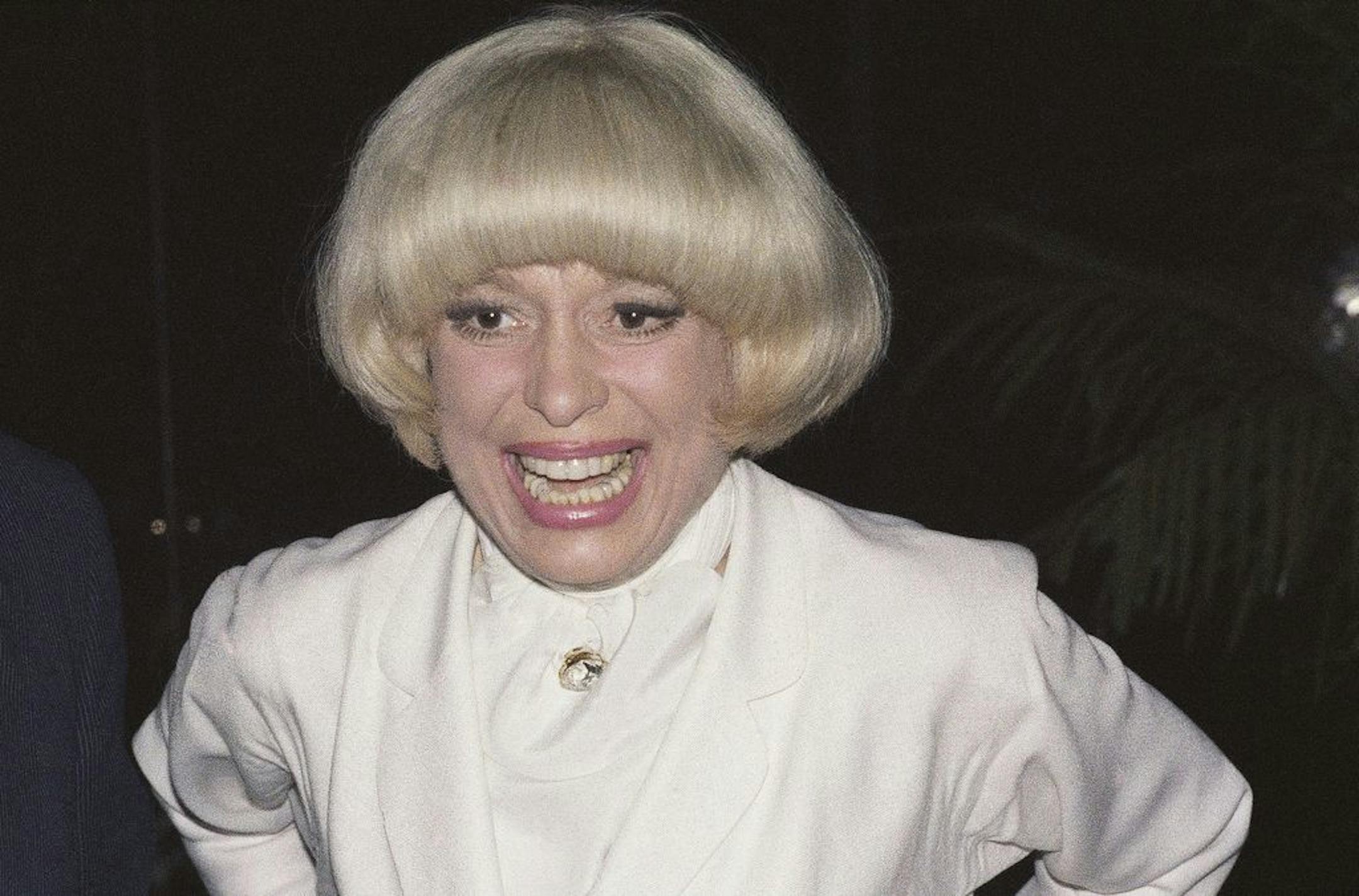 June 19, 1978: Carol Channing in New York. Channing, whose career spanned decades on Broadway and on television has died at age 97.