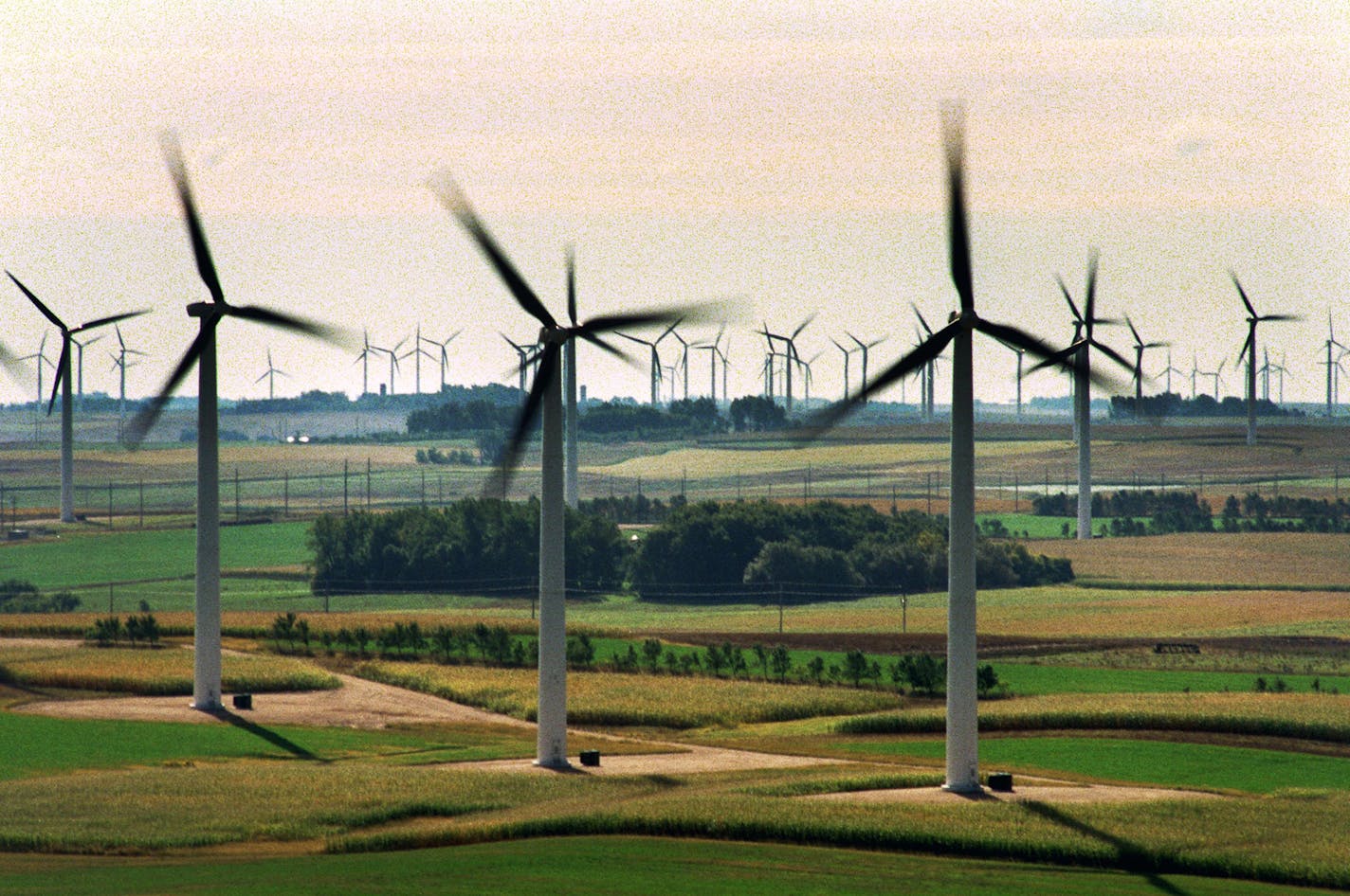 GENERAL INFORMATION: Preview of another new group of generating windturbines that are going online, the kickoff celebration is this weekend. This is part of the Buffalo Ridge complex of wind generators and this one is centered around Ruthton, MN. It will be a 104 megawatts and includes 138 wind turbines. -- official celebration begins Friday, Sep. 17th, includes dedications in Ruthton, Lake Benton (new street with windturbines patterns in concrete sidewalks), and Storm Lake, Iowa (which is simul