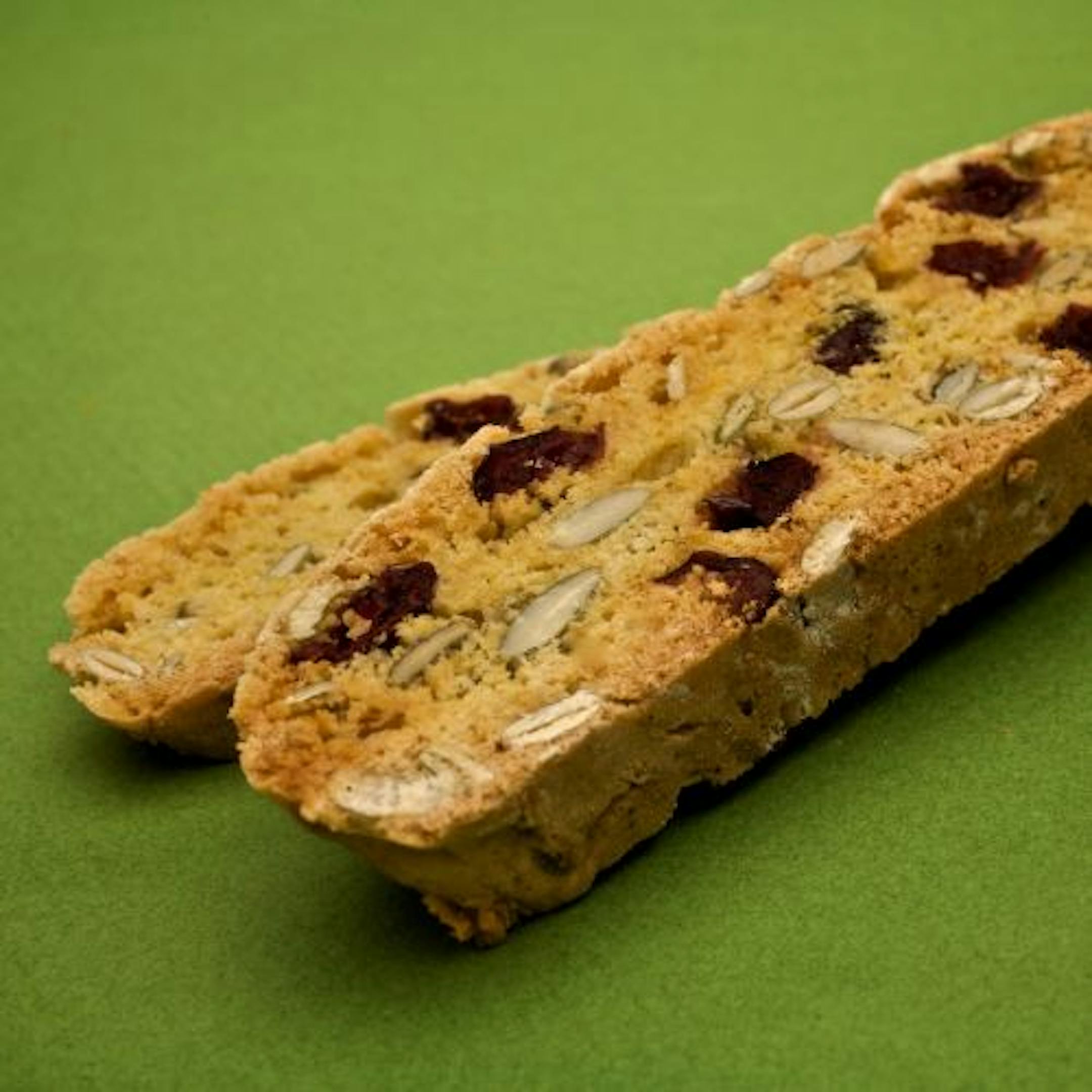 2008: Cranberry-pumpkin seed biscotti