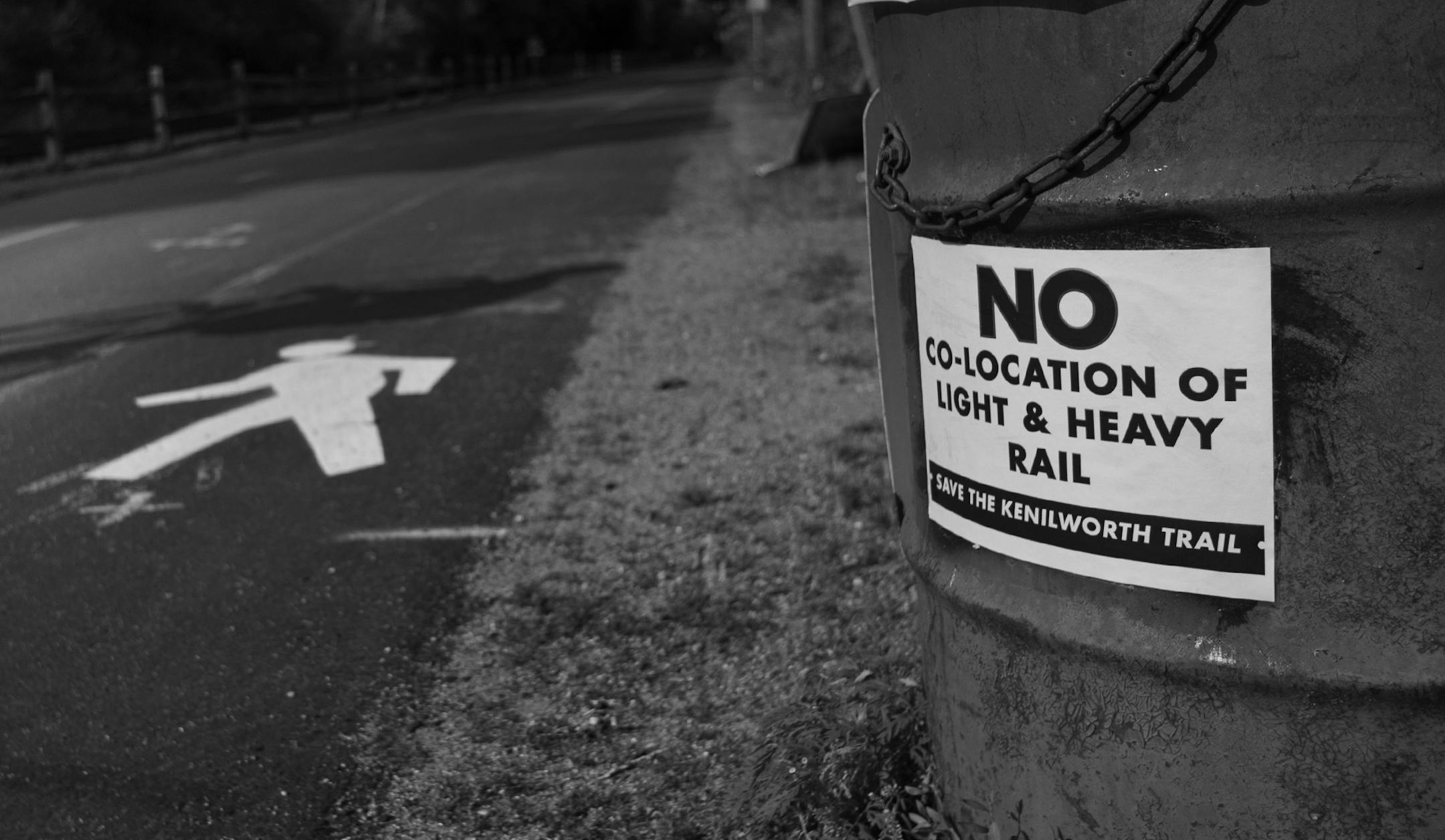 July 10, 2013: The Cedar Lake Trail alongside a current freight train track that has been a proposed sight for the Southwest Corridor light rail line in St. Louis Park.