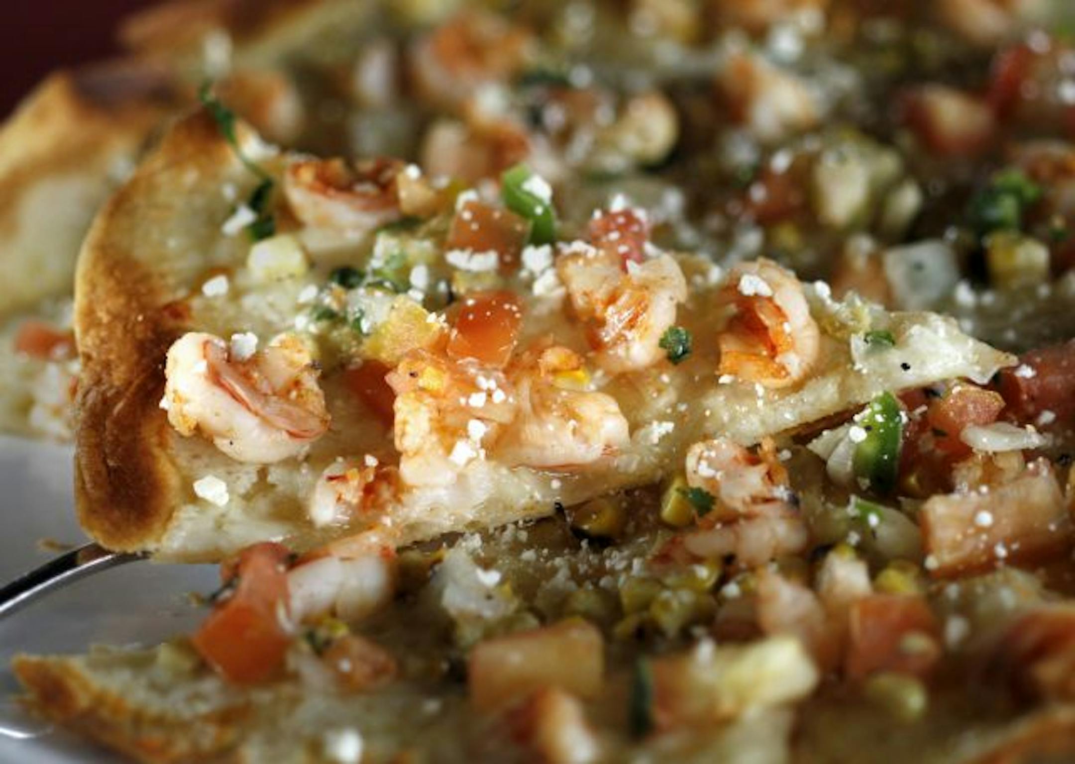 Food: shrimp and corn crisp