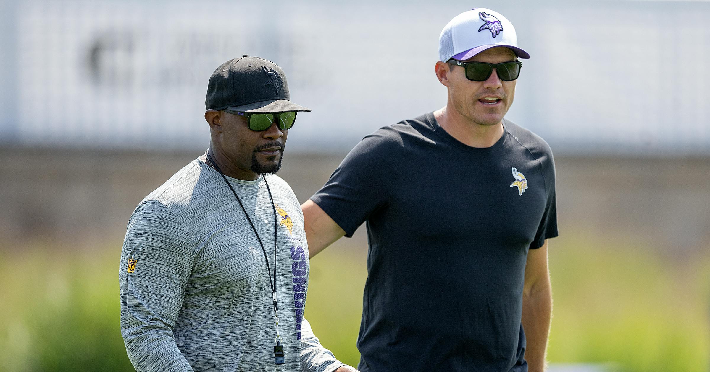 Drawn to Khyree Jackson, Vikings’ Brian Flores works through his grief at training camp Drawn to Khyree Jackson, Vikings’ Brian Flores works through his grief at training camp